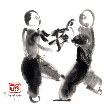Tai Chi Movement- Joining Hands ( Ward off & Push )